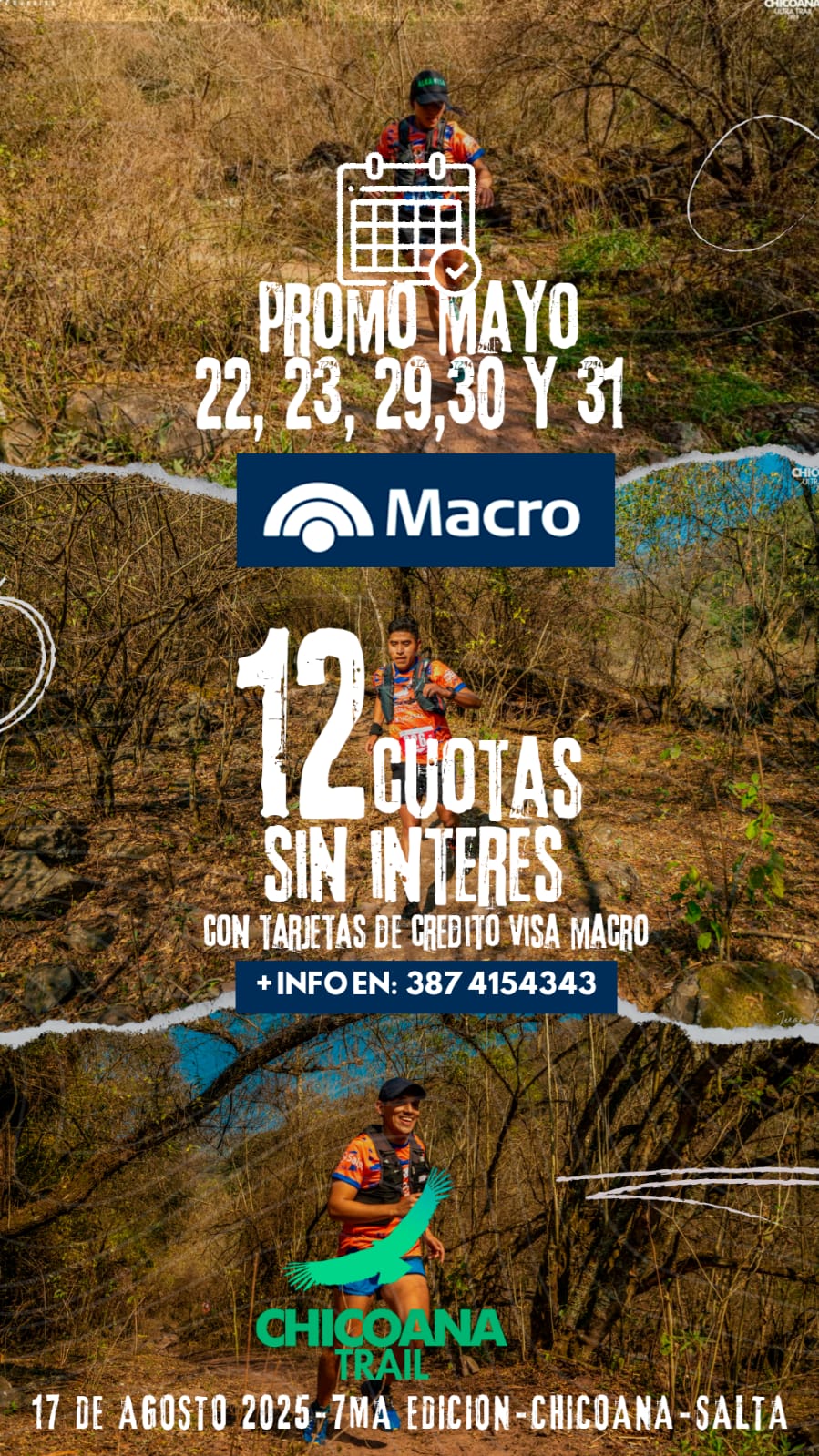 12 cuotas con tarjeta Macro en Mayo